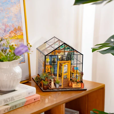 Gambar Rolife Puzzle 3d Cathys Flower House Set 389 Pcs - Mix