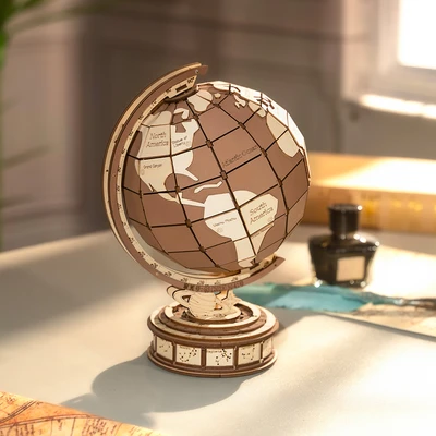 Gambar Rolife Puzzle 3D Global Wonders Set 277 Pcs - Cokelat