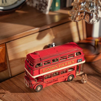 Gambar Rolife Puzzle 3D London Bus Set 245 Pcs - Merah