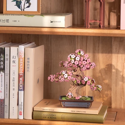 Gambar Rolife Puzzle 3D Sakura Bonsai Set 263 Pcs - Mix