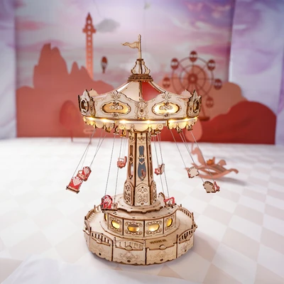 Gambar Rolife Puzzle 3d Swing Ride Set 289 Pcs - Mix