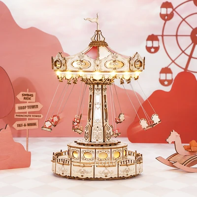 Gambar Rolife Puzzle 3d Swing Ride Set 289 Pcs - Mix