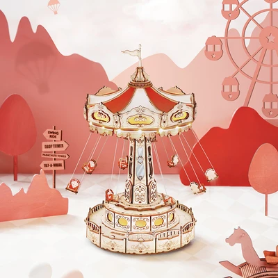 Gambar Rolife Puzzle 3d Swing Ride Set 289 Pcs - Mix