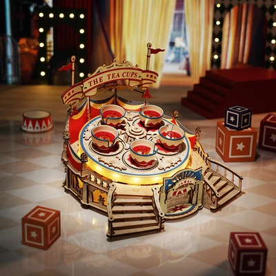 Gambar Rolife Puzzle 3D Tilt A Whirl Set 280 Pcs - Mix