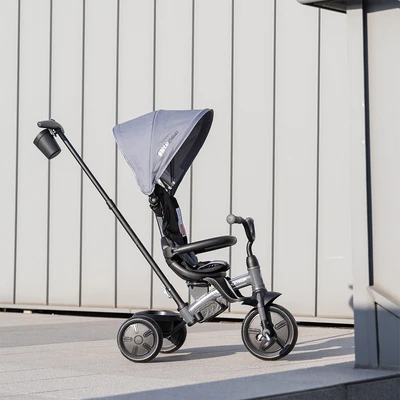 Gambar Qplay Elite Platinum Sepeda Trike - Abu-abu Tua