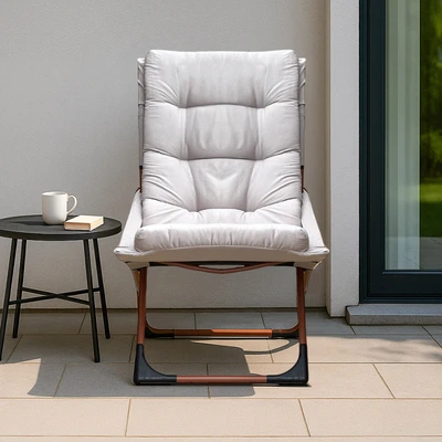 Gambar Soleil Ruru Kursi Recliner Lipat - Putih