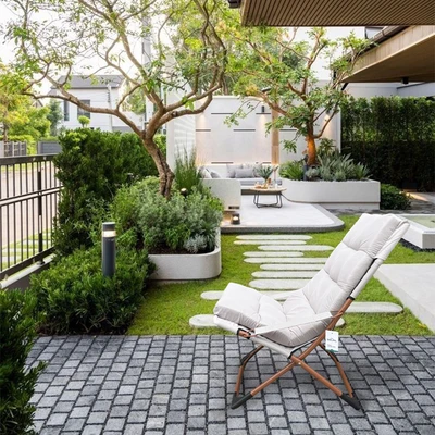 Gambar Soleil Ruru Kursi Recliner Lipat - Putih