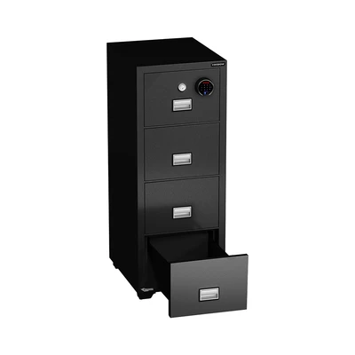 Gambar Krisbow Griffin Brankas Tahan Api Digital 4 Tingkat 70x57x150.8 cm - Hitam