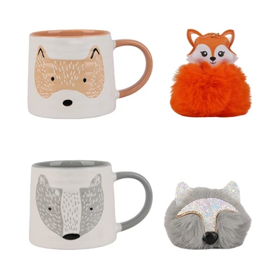 Gambar Delicia Set Wolie Mug Keramik 380 ml Random