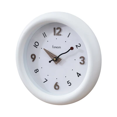 Gambar Forhom Olten Jam Dinding Plastik 30 cm - Putih