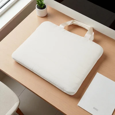 Gambar Passport Hailey Tas Laptop - Putih Creamy