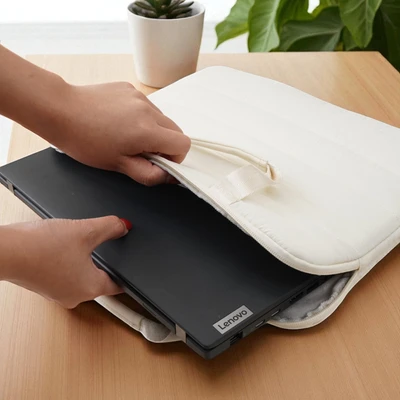 Gambar Passport Hailey Tas Laptop - Putih Creamy
