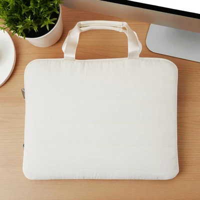 Gambar Passport Hailey Tas Laptop - Putih Creamy
