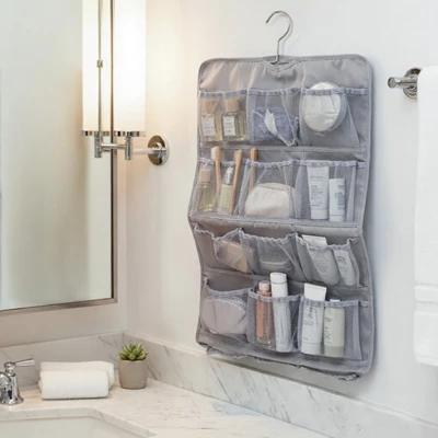 Gambar Passport Tas Organizer Travel Mesh - Abu-Abu