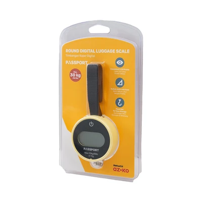 Gambar Passport Timbangan Koper Digital Round 30 kg - Kuning