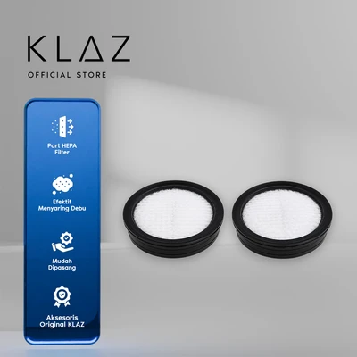 Gambar Klaz Part HEPA Filter Vacuum Cleaner UV Dual Cup Set 2 pcs - Putih