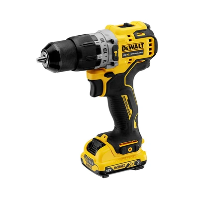 Gambar Dewalt Bor Impact Cordless 12V DCD706D2A-B1 - Kuning/Hitam