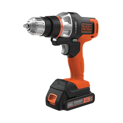 Gambar Black & Decker Bor Listrik Cordless Multievo Evo185B1-B1 - Oranye