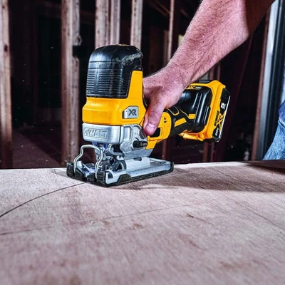 Gambar Dewalt Jig Saw Cordless Barrel Grip 20V - Kuning/Hitam
