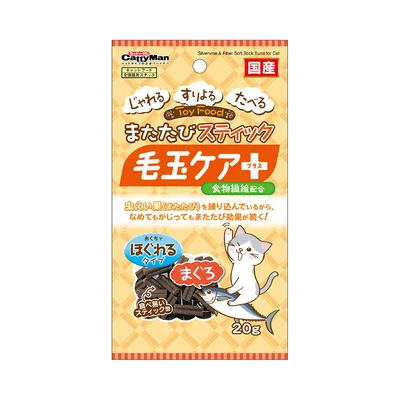Gambar Cattyman Toy Food Camilan Kucing Tuna Silvervine Stick Dengan Fiber 20 gr
