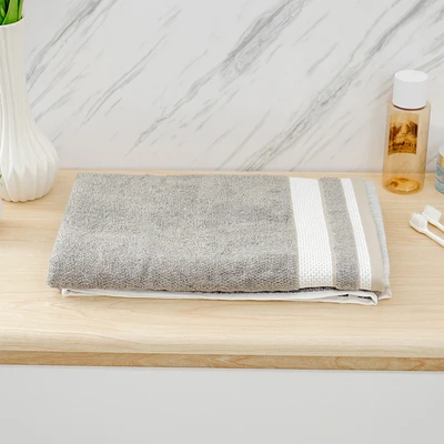 Gambar Informa Eloise Handuk Mandi Bamboo 69x137 cm - Abu-Abu