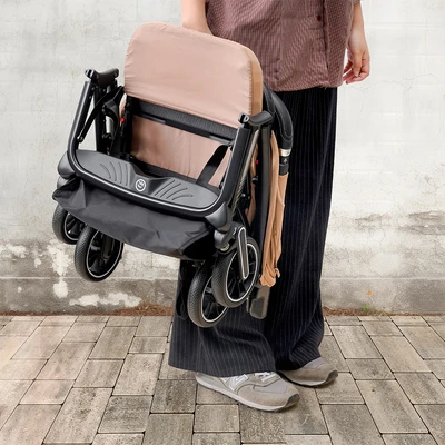 Gambar Kindla Royal Cruise Stroller Anak Compact Lipat - Cokelat Mocha