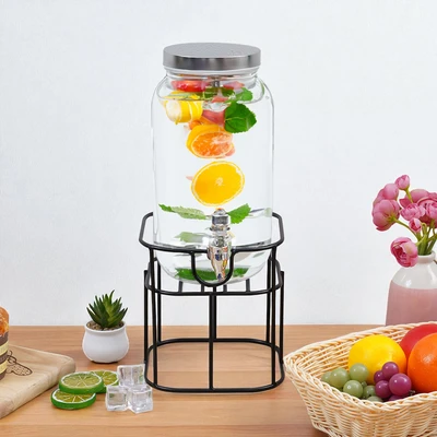 Gambar Culinart Sennardo Dispenser Minuman Kaca 3.8 Liter Transparan