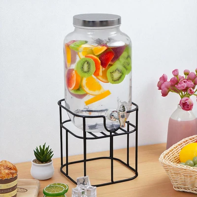 Gambar Culinart Sennardo Dispenser Minuman Kaca 3.8 Liter Transparan