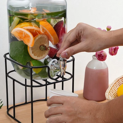 Gambar Culinart Sennardo Dispenser Minuman Kaca 3.8 Liter Transparan