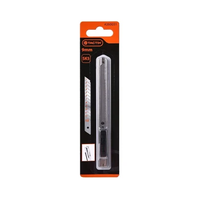 Gambar Tactix Pisau Cutter 9 mm - Hitam/Silver