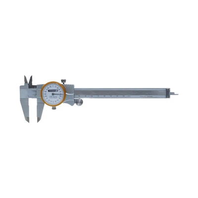 Gambar Krisbow Pro Dial Caliper 150/0.02mm - Silver