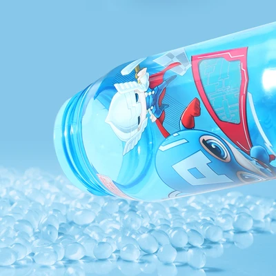 Gambar Unimass Botol Minum Plastik Dengan Sedotan Captain America 450 Ml - Biru