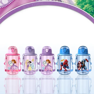 Gambar Unimass Botol Minum Plastik Captain America 650 Ml - Biru