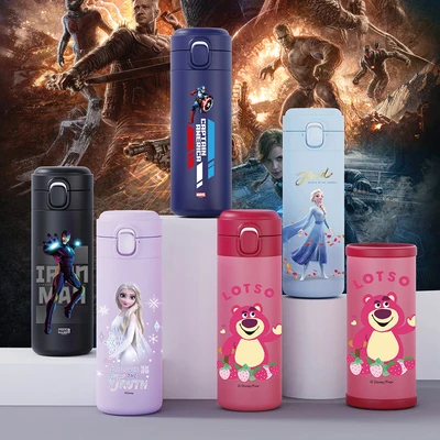 Gambar Unimass Botol Vacuum Flask Stainless Steel Frozen 500 Ml - Biru