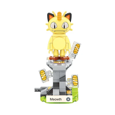 Gambar Bricks Kingdom Set Meja Kursi Anak + Free Keeppley Set Poke Ball Meowth