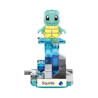 Gambar Bricks Kingdom Set Meja Kursi Anak + Free Keeppley  Set Poke Ball Squirtle