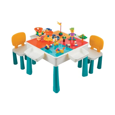 Gambar Bricks Kingdom Set Meja Kursi Anak + Free Keepplay Set Pokemon Kuppy Jigglypuff