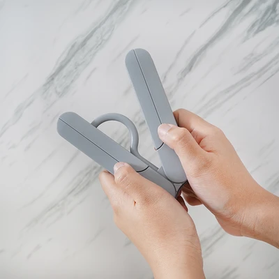 Gambar Stora Hanger Baju Lipat Set 2 pcs - Abu-Abu