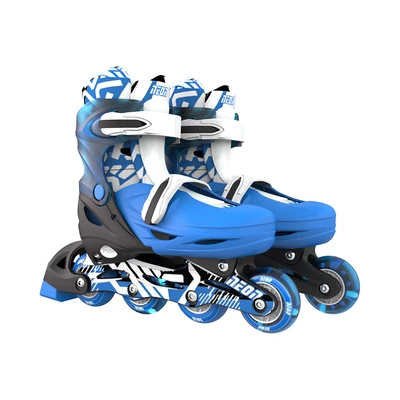 Gambar Neon Ukuran 34-37 Goteki Sepatu Roda Inline Skate - Biru