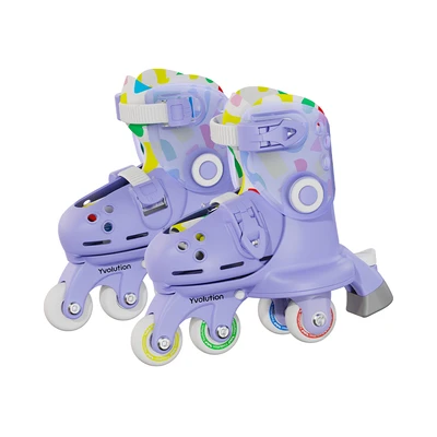 Gambar Yvolution Ukuran 24-30 Twista Sepatu Roda - Ungu