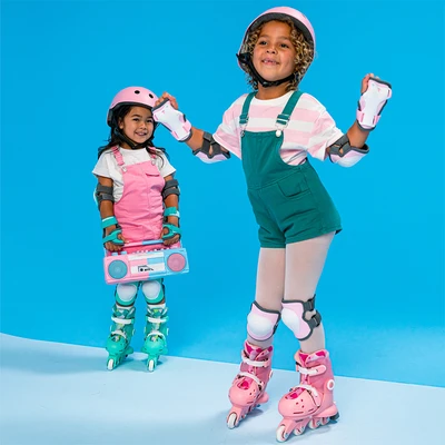 Gambar Yvolution Ukuran 30-33 Twista Sepatu Roda  - Pink