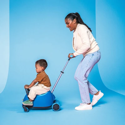 Gambar Yvolution Y Glider Luna Skuter Ride-on - Biru