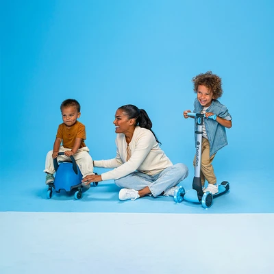 Gambar Yvolution Y Glider Luna Skuter Ride-on - Biru