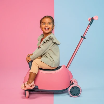 Gambar Yvolution Y Glider Luna Skuter Ride-on - Pink
