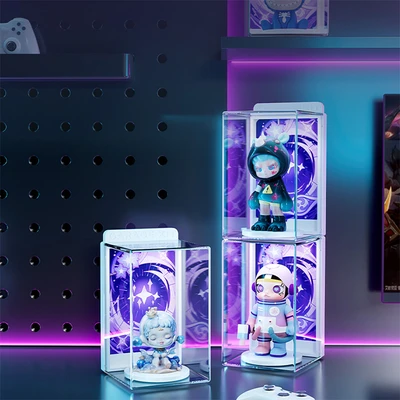 Gambar Kiddy Fun 7x6.5x11 Cm Kotak Pajangan Minifigure Transparan