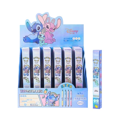 Gambar Unimass 0.5 Mm Pulpen Gel Hitam Stitch Random