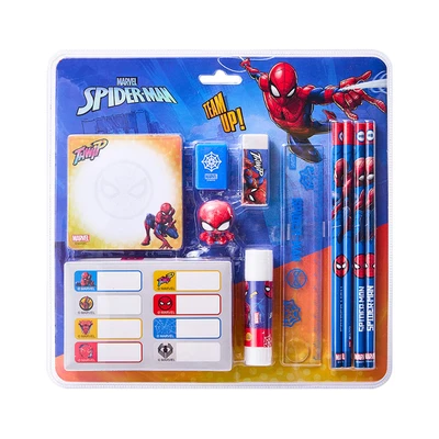 Gambar Unimass Set Alat Tulis Spiderman - Biru/merah