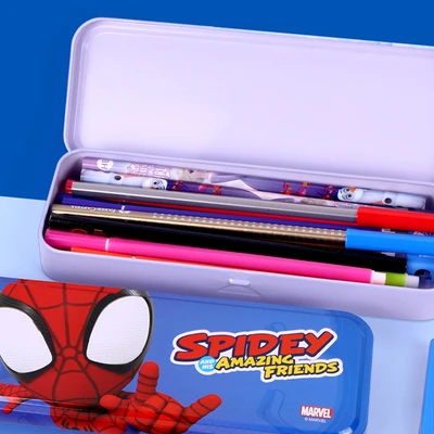 Gambar Unimass Set Alat Tulis & Tempat Pensil Spiderman - Biru/merah