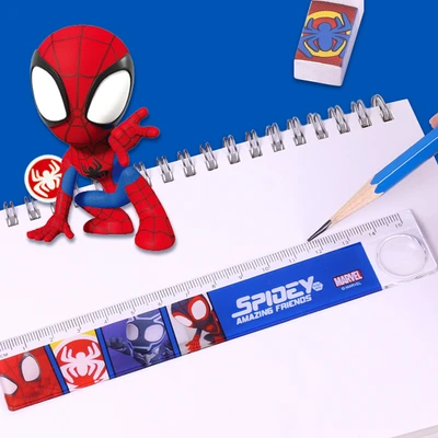 Gambar Unimass Set Alat Tulis & Tempat Pensil Spiderman - Biru/merah