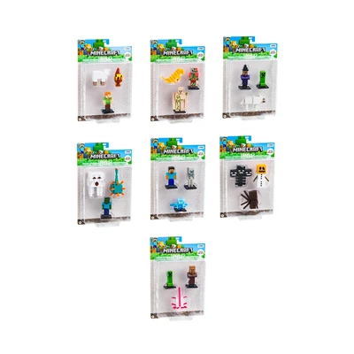 Gambar Toppeez Set 3 Pcs Minecraft Minifigure Blister Random
